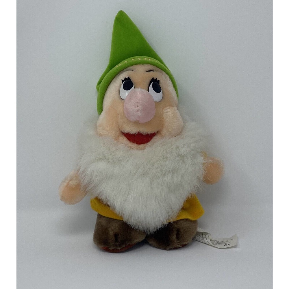 Disneyland Walt Disney World BASHFUL Dwarf Plush 8" TAG Rare Vintage Snow White